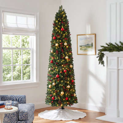 Slim Pre-Lit Christmas Tree