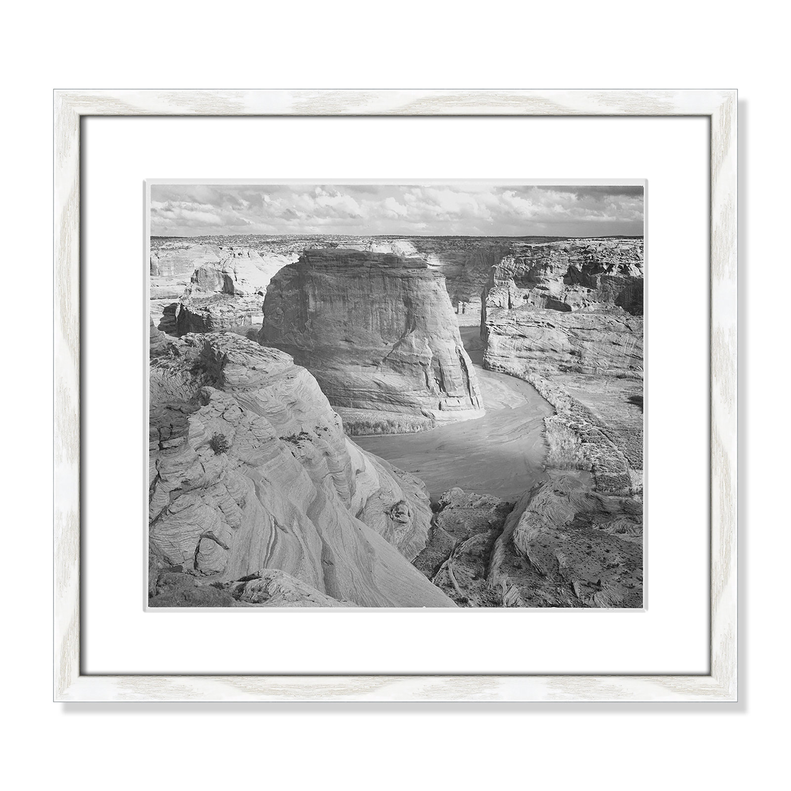 Canyon De Chelly Arizona 2 by Adams, White, 13" H x 15" W x 0.75" D