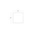 Travertine 6x6 Vein Cut Filled Honed Tile-339144093