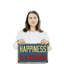 Enseigne en plastique Happiness Is A Decision 11 po x 17 po-119523024