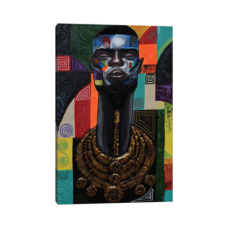 «King Vibes», reproduction d'art sur toile encadrée, H 40 po x l 26 po, Toile tendue, Ne s’applique pas
