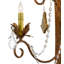 Applique murale bougie en acier Chaudhry