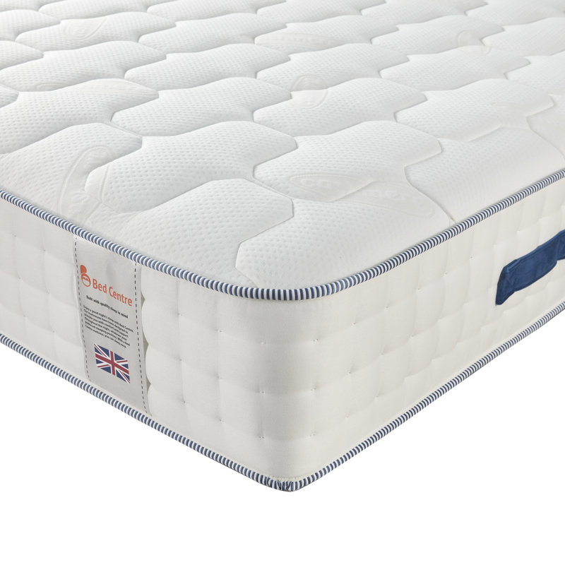 Sovereign Hybrid 5 Layer Pocket Spring Temprature Control Mattress Wool & Silk Filling, Single (3')