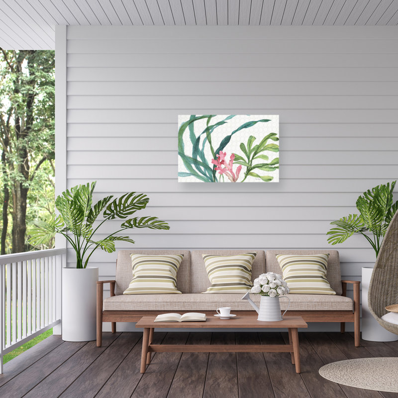 Toile d'extérieur «Mixed Greens XVII» Beamond Lisa Audit, H 22 po x l 32 po x P 1,5 po