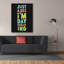 Toile épique Graffiti «Just A Sec I'm Daydreaming» par Club Daydream, 40 po x 54 po-117540246