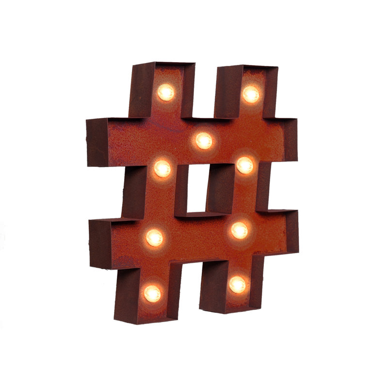 Enseigne lumineuse del symbol