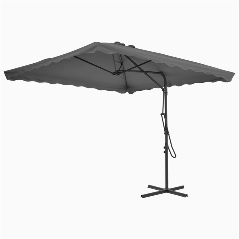 Jad 250cm Cantilever Parasol, Anthracite