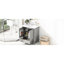 Meuble-lavabo gris 30 po - Armoire en bois massif avec porte et tiroir