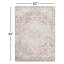 Tapis oriental rose / blanc Cabello-1381579217