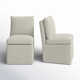 Alayaa Upholstered Side Chair with Casters
