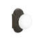 Passage Ice White Knob with # 8 Rose-1588512301