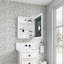 Rangement pour salle de bain à miroir biseauté 24 po x 30 po - ouverture de porte droite, grande pièce, bois d'ingénierie, charnières silencieuses, bords d'armoire blancs l 24 po x H 30 po, grande capacité, charnière silencieuse,-89958638