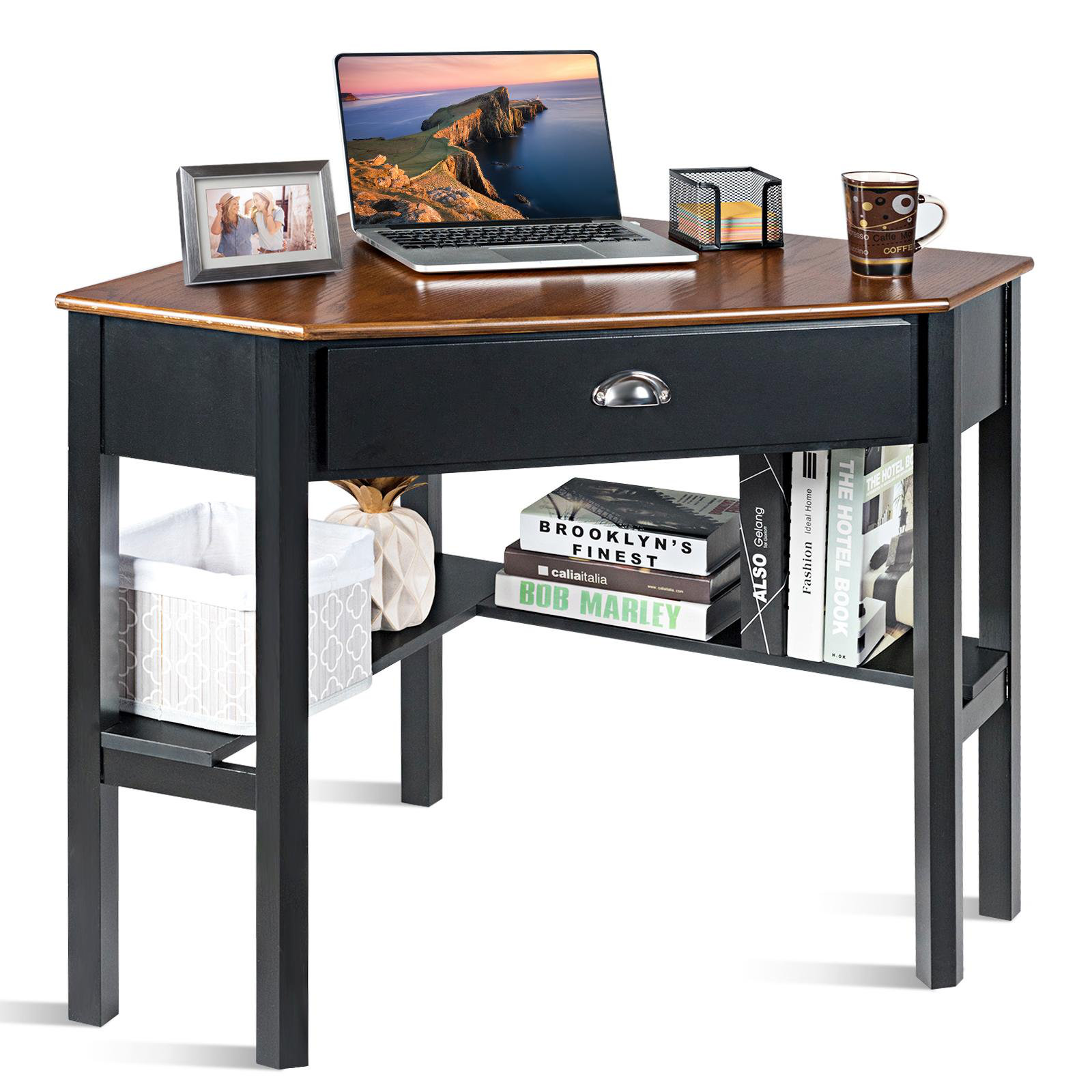 Winston Porter Writing & Study Corner Computer Desk, Laptop Pc Table
