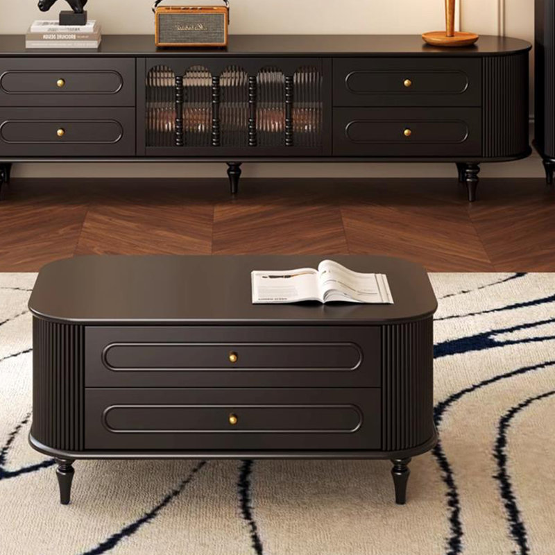 Table basse en bois de bouleau, H 19,68 po x L 47,24 po x l 27,56 po 
