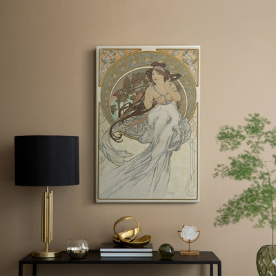 The Arts: Music - Gallery, toile tendue par Alphonse Mucha