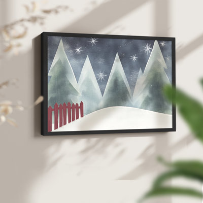 Art de Noël - DLxxxvi - reproduction encadrée - réversible