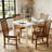 Solid Wood Space Saving Kitchen Dining Set-1432970625
