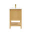 Meuble-lavabo en bois massif de 20 po avec tablette réglable-54108047