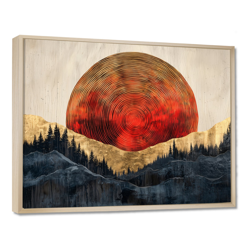 Graeff - Landscapes Canvas Art Print, H 34 po x l 44 po, Cadre flottant, Crème, crème