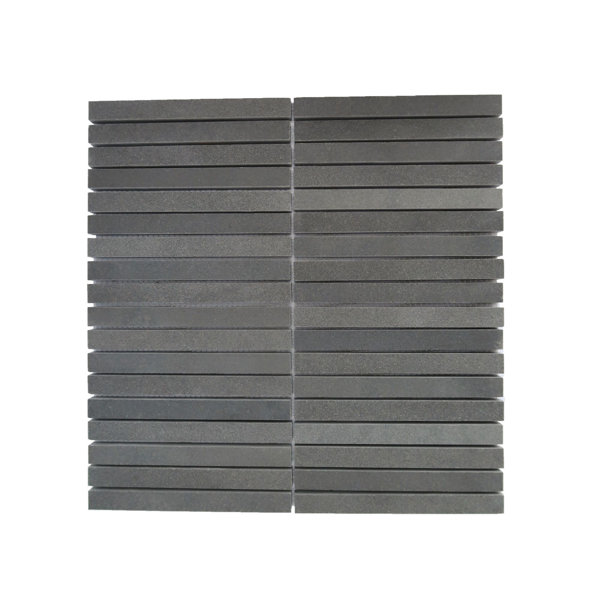 Desmonde 1" x 6" Natural Stone Mosaic Floor Tile