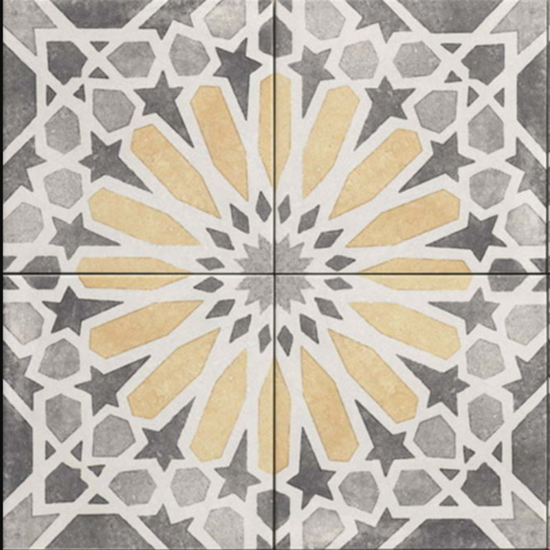 Garden Sunflower 8" x 8" Porcelain Patterned Wall & Floor Tile