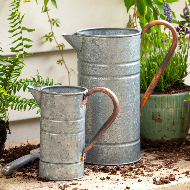 Watering Can, 8.25" H x 3.5" W x 3.5" D