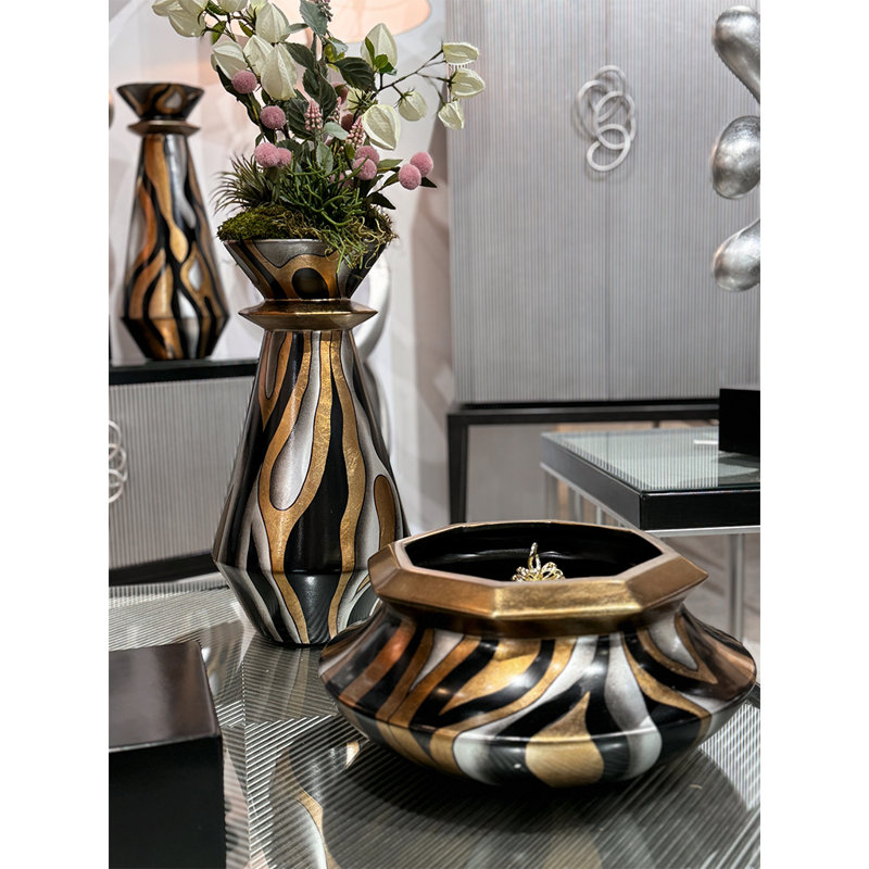 Porcelain China Table Vase, 19"H x 10"W x 10"D