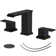Widespread 2-handle Bathroom Faucet with Drain Assembly