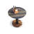 Black&Walnut Round Solid Wood Dining table