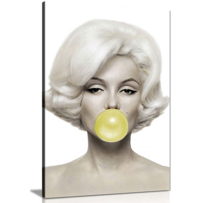 Marilyn Monroe Print - Wrapped Canvas Print
