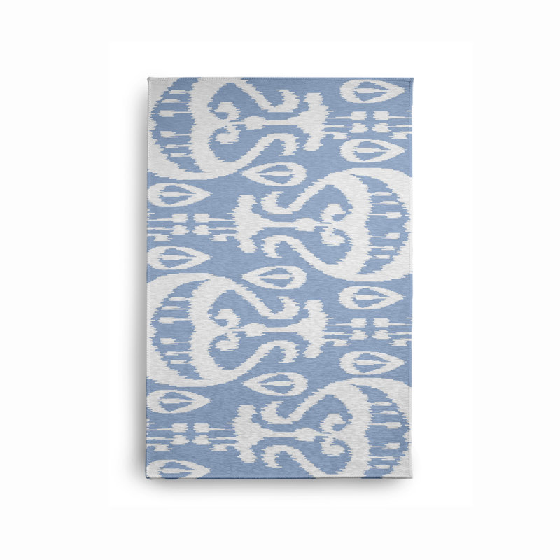 Tapis en chenille doux 128_Ikat, Rectangle de 2 pi x 3 pi