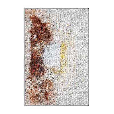 Tapis brun café