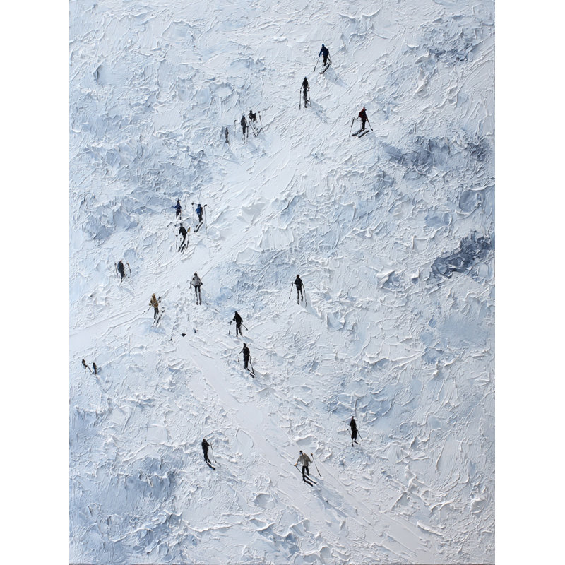 «Ascendant Silence», art mural sur toile tendue, 36 po x 48 po