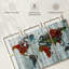 Artisanal carte du monde, reproduction d'art sur toile-166974949