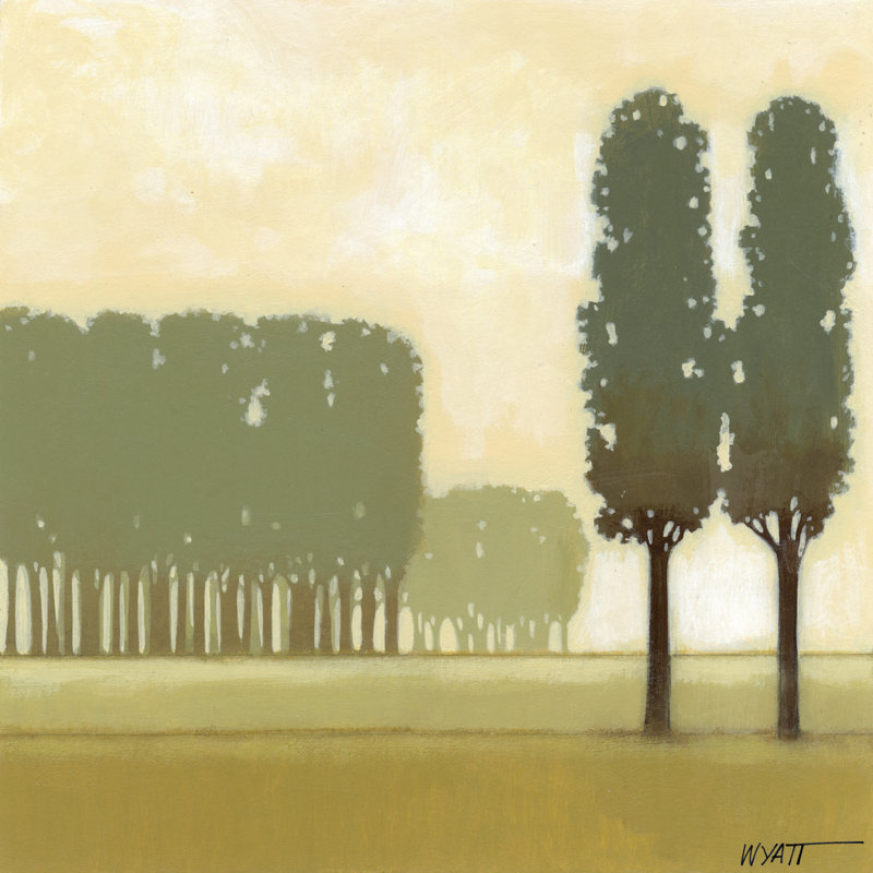 Moss Grove II - Wrapped Canvas Print, 30cm H x 30cm W