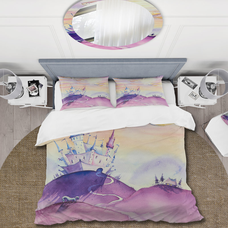 Ensemble de housse de couette Fairy Tale Kingdom On, Housse de couette pour très grand lit et 2 très