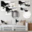 Monochromes évocations - vagues, art mural-1359352671-1359352658