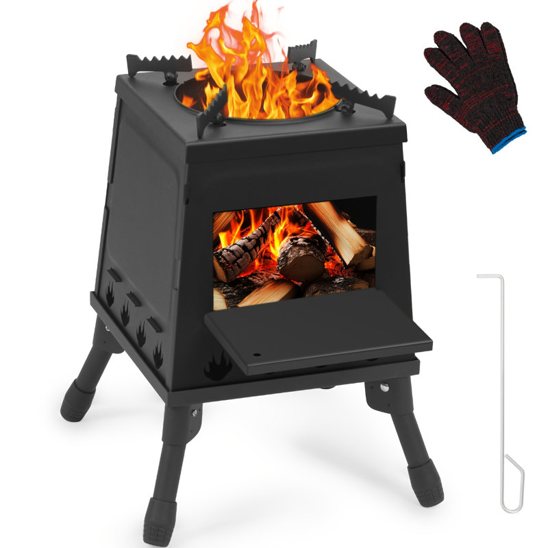 Foyer d'extérieur en métal avec barbecue