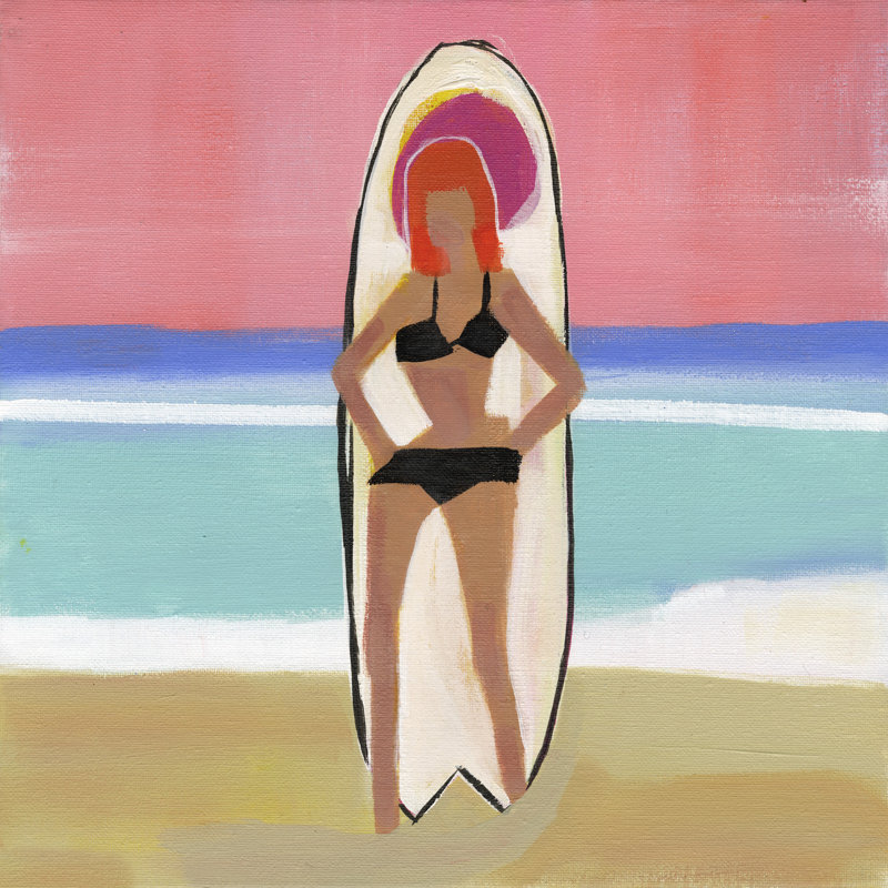 «Surfer Girl IV» sur toile