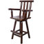 Tabouret de bar rustique - Fabrication en bois de sapin-583867447