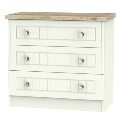 Fully Assembled Zenfield 3 Drawer Chest