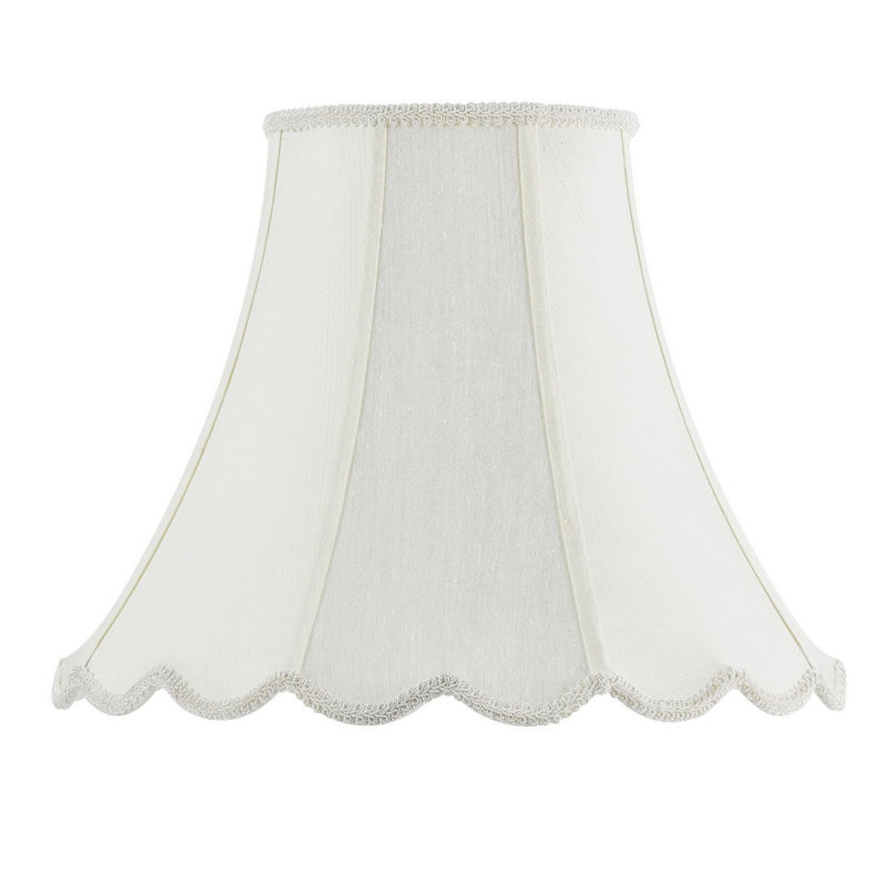 Abat-jour cloche en lin coquille d'œuf