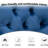 2PCS Modern Velvet Wingback Tufted Solid Wood Upholstered Dining Chairs (Set of 2)-980620847