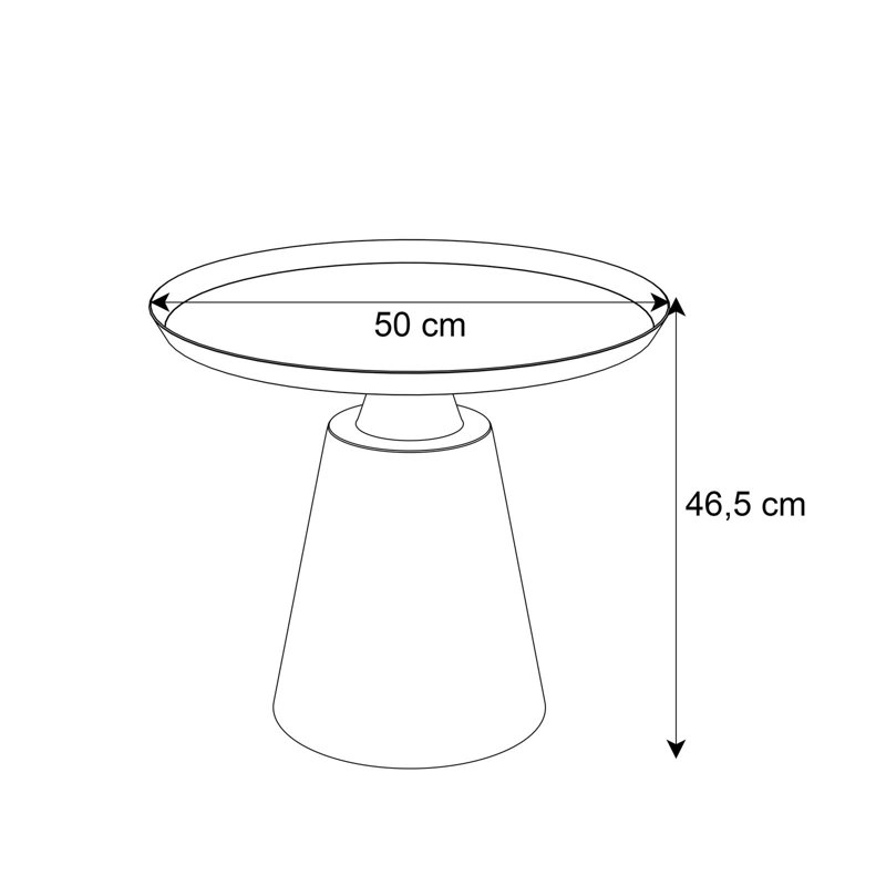 Bilotti Pedestal Coffee Table