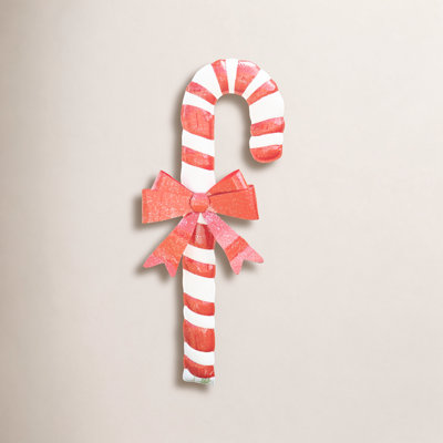 METAL CANDYCANE YARD STAKE