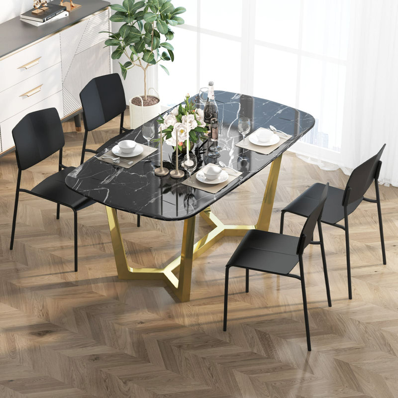 Sandyville 46cm H Side Chair, Black