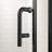 Pivot Swing Single Glass Panel Shower Door, 34 In. W X 72 In. H, Adjustable 33.5-35 In., Frameless With Clear Tempered Glass, Shower Door