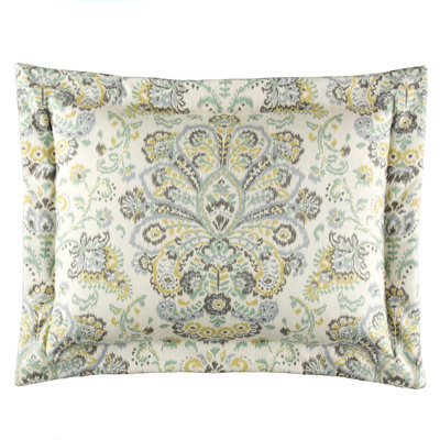 Provence Cotton Blend Damask Sham