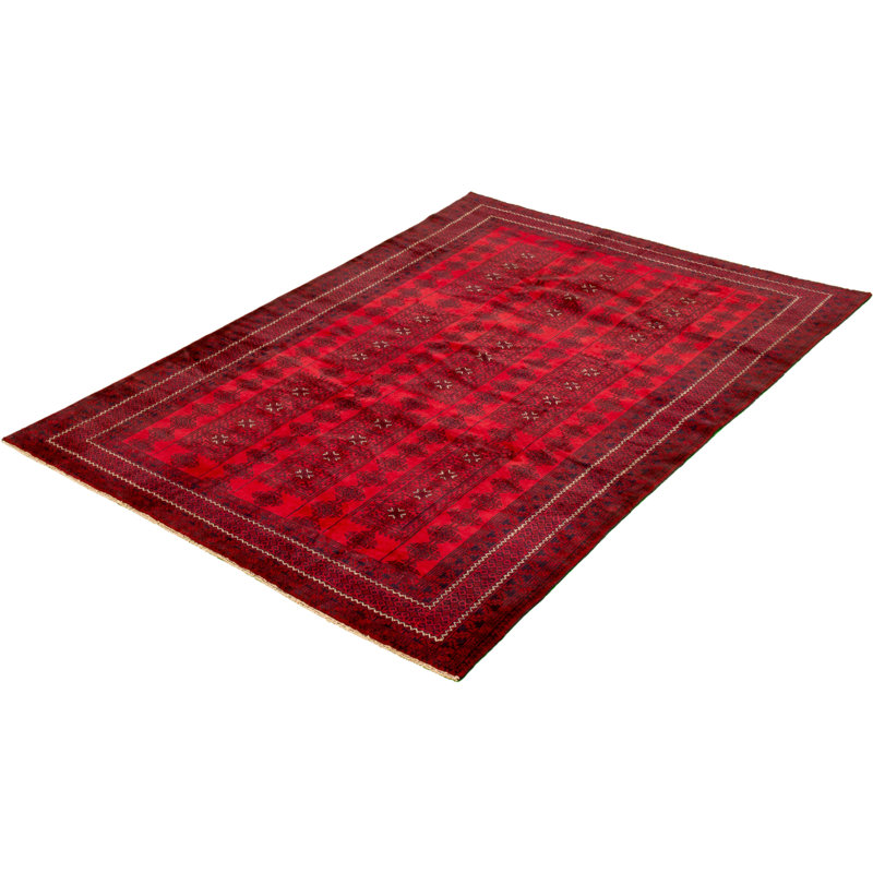 Brantlie One-of-a-Kind 6'7" X 9'3" New Age Wool Area Rug in Red