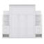 Lit escamotable mural polyvalent avec tablettes, tiroirs et éclairage DEL-114459837-114459838